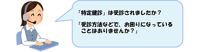 「特定健診」は受診されましたか?「受診方法などで、お困りになっていることはありませんか?」